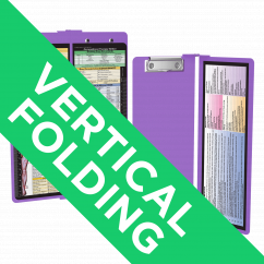 WhiteCoat Clipboard® Vertical - Lilac Occupational Therapy Edition