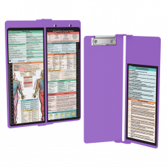 WhiteCoat Clipboard® Vertical - Lilac Occupational Therapy Edition