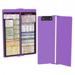 WhiteCoat Clipboard® Vertical - Lilac Pharmacy Edition