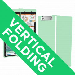 WhiteCoat Clipboard® Vertical - Mint Medical Edition