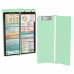 WhiteCoat Clipboard® Vertical - Mint Medical Edition