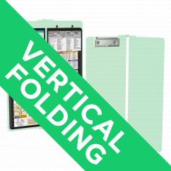 WhiteCoat Clipboard® Vertical - Mint Nursing Edition