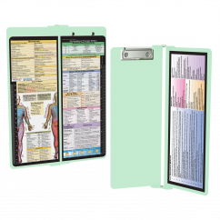 WhiteCoat Clipboard® Vertical - Mint Occupational Therapy Edition