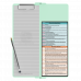 WhiteCoat Clipboard® Vertical - Mint Occupational Therapy Edition