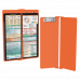 WhiteCoat Clipboard - Vertical - Orange Medical Edition