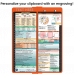 WhiteCoat Clipboard - Vertical - Orange Medical Edition