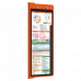 WhiteCoat Clipboard - Vertical - Orange Medical Edition