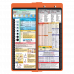 WhiteCoat Clipboard® Vertical - Orange Nursing Edition