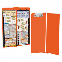 WhiteCoat Clipboard® Vertical - Orange Nursing Edition