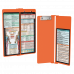 WhiteCoat Clipboard® Vertical - Orange Occupational Therapy Edition