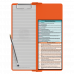 WhiteCoat Clipboard® Vertical - Orange Occupational Therapy Edition