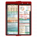 WhiteCoat Clipboard® Vertical - Red Medical Edition