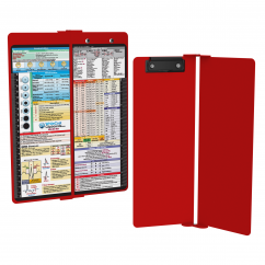 WhiteCoat Clipboard® Vertical - Red Nursing Edition