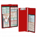 WhiteCoat Clipboard® Vertical - Red Occupational Therapy Edition