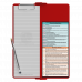 WhiteCoat Clipboard® Vertical - Red Occupational Therapy Edition