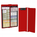 WhiteCoat Clipboard® Vertical - Red Pharmacy Edition