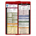 WhiteCoat Clipboard® Vertical - Red Pharmacy Edition