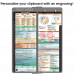 WhiteCoat Clipboard® Vertical - Silver Medical Edition