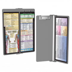 WhiteCoat Clipboard® Vertical - Silver Occupational Therapy Edition