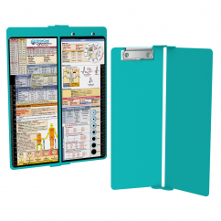 WhiteCoat Clipboard® Vertical - Teal EMT Edition