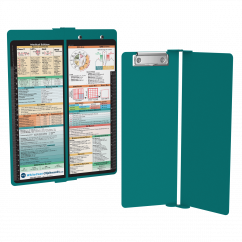WhiteCoat Clipboard® Vertical - Teal Medical Edition
