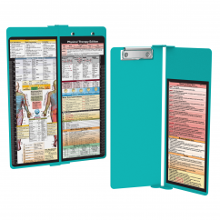 WhiteCoat Clipboard® Vertical - Teal Physical Therapy Edition