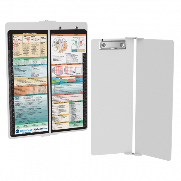 WhiteCoat Clipboard® Vertical - White Medical Edition