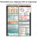 WhiteCoat Clipboard® Vertical - White Medical Edition