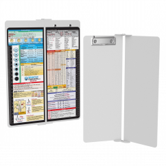 WhiteCoat Clipboard® Vertical - White Nursing Edition