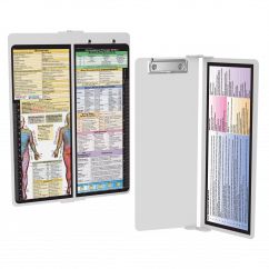 WhiteCoat Clipboard® Vertical - White Occupational Therapy Edition