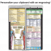WhiteCoat Clipboard® Vertical - White Occupational Therapy Edition