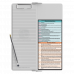 WhiteCoat Clipboard® Vertical - White Occupational Therapy Edition