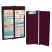 WhiteCoat Clipboard® Vertical - Wine Medical Edition