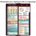 WhiteCoat Clipboard® Vertical - Wine Medical Edition