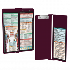 WhiteCoat Clipboard® Vertical - Wine Occupational Therapy Edition