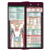 WhiteCoat Clipboard® Vertical - Wine Occupational Therapy Edition