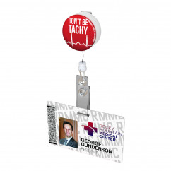 Don't Be Tachy Button Badge Reel 