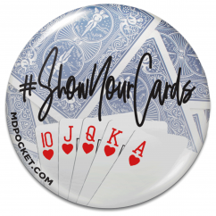 Show your Cards Pinback Button