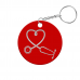 Steth Heart Circle Keychain