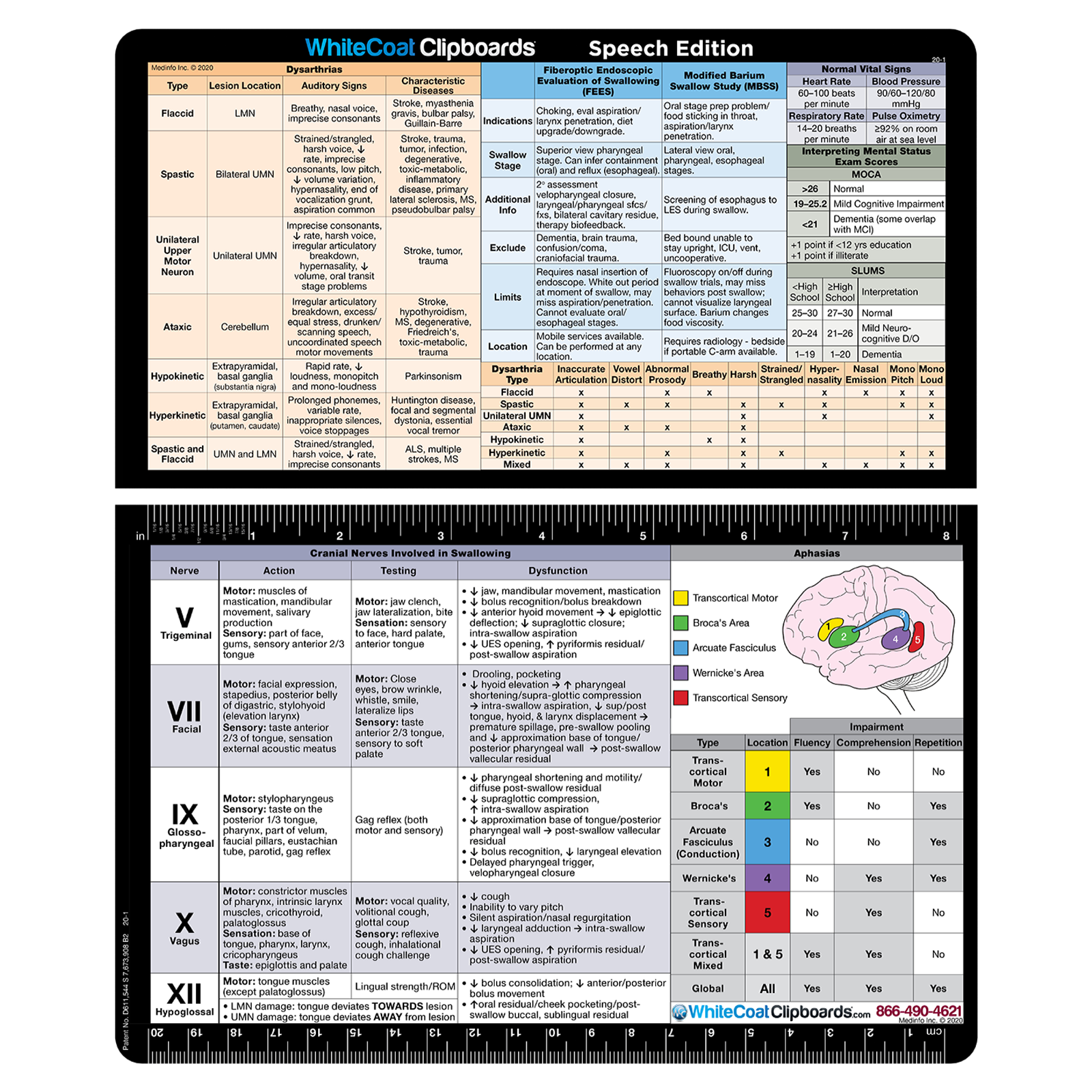 Speech Language Pathology Adhesive Reference Label
