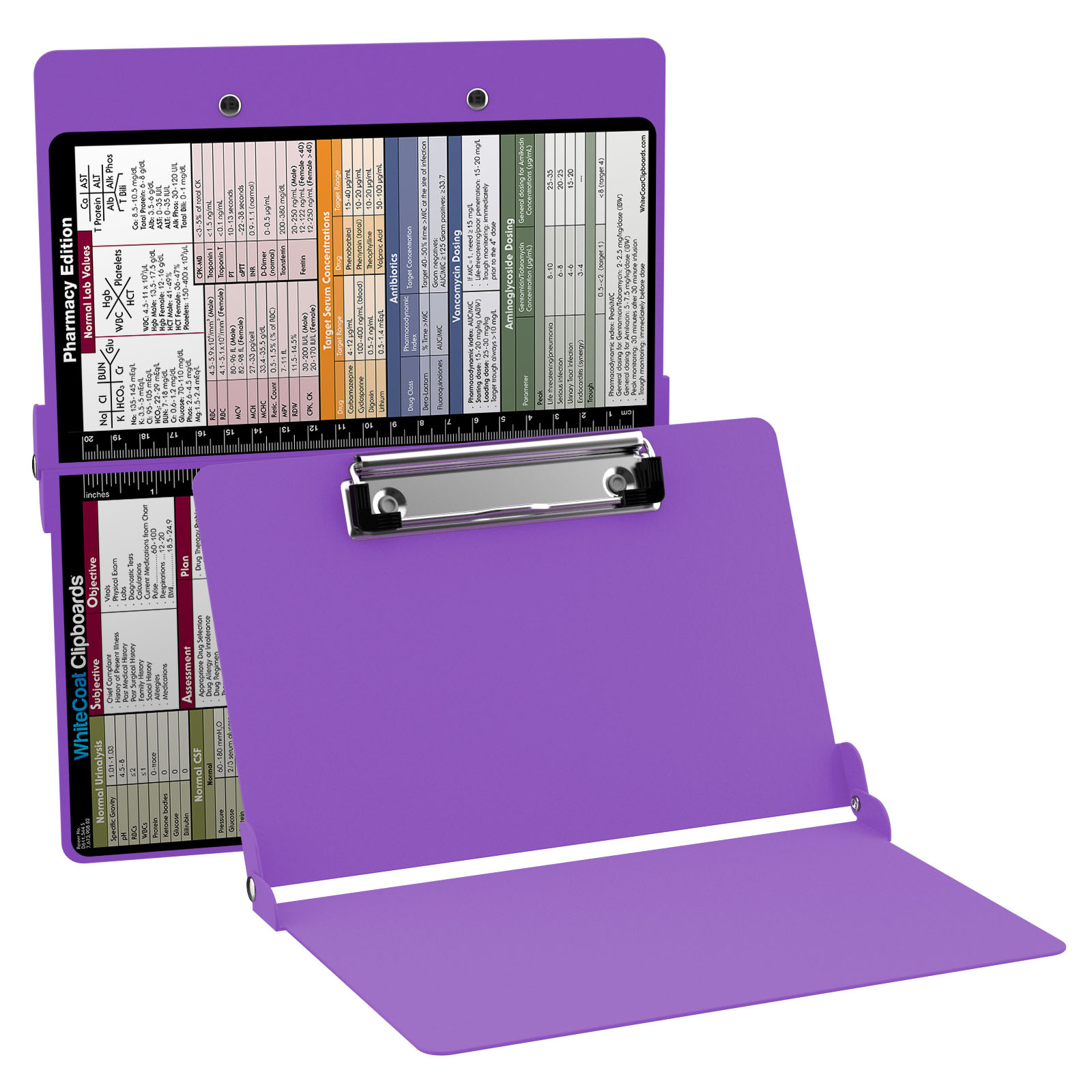 WhiteCoat Clipboard LILAC Pharmacy Edition