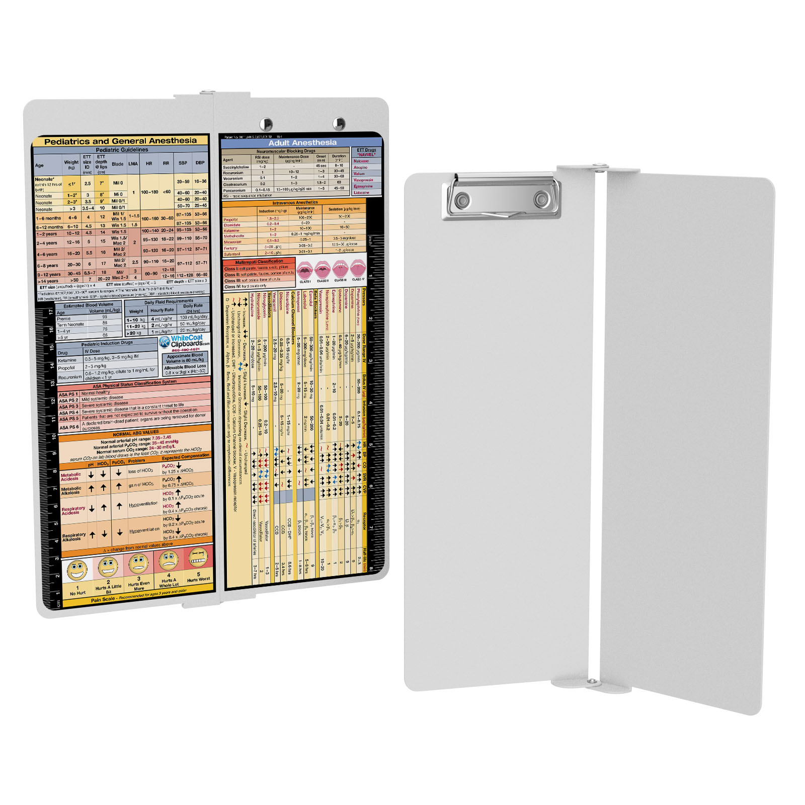 Vertical Wine Anesthesia Edition WhiteCoat Clipboard