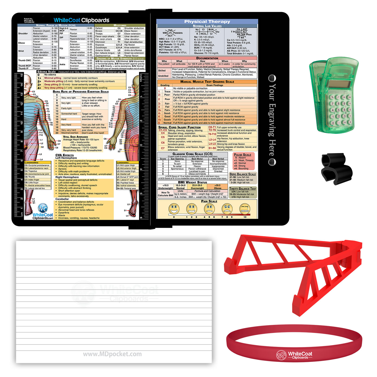 Complete Clipboard Kit Physical Therapy Edition