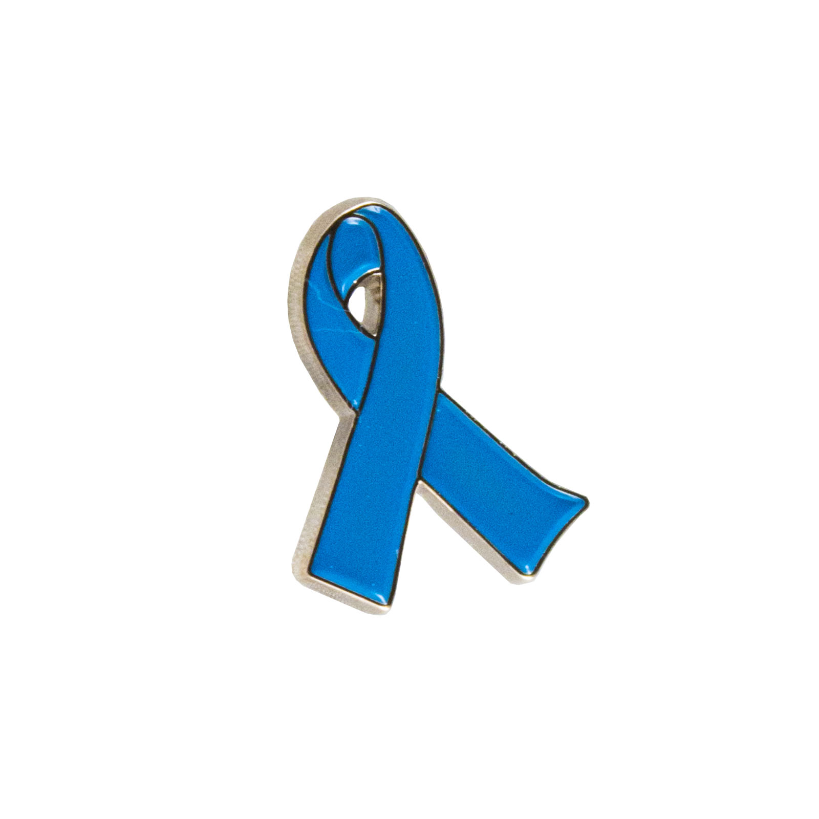 Light Blue Ribbon Awareness Fabric Lapel Pin 25 Pack